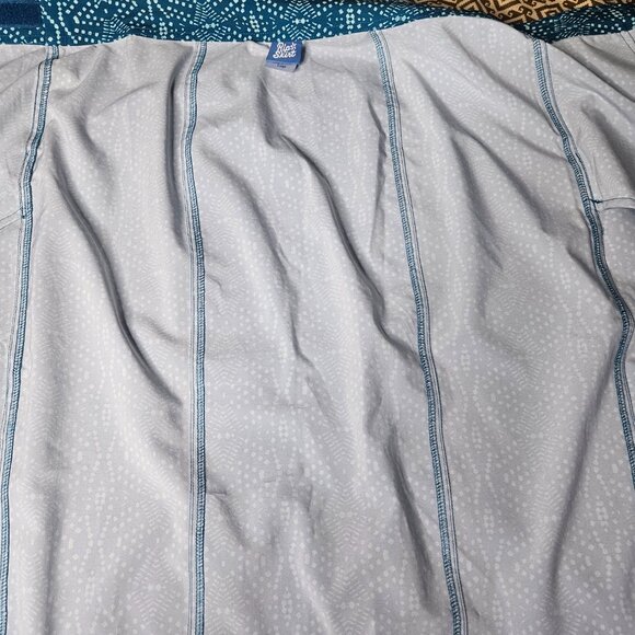 Ripskirt Hawaii Wrap Skirt Length 4 Playa Ocean Blue Teal Large Beachy Cover up - Picture 6 of 11